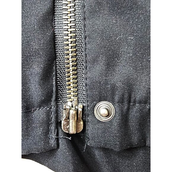 Eddie Bauer Women's Jacket L Black 100% Polyester Full Zip Snap Pockets - Picture 9 of 14